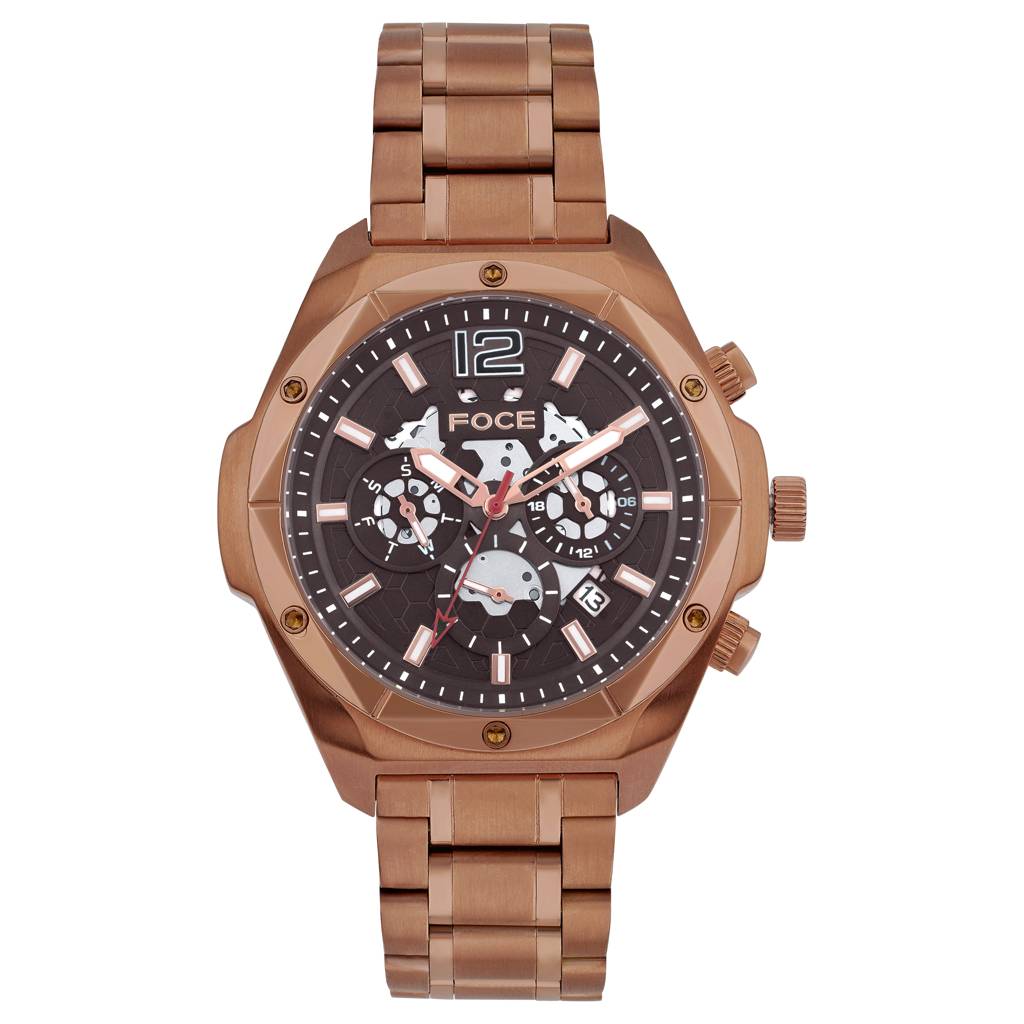 Men’S Quartz Stainless Steel Multifunction Watch | 24Hr Subdial At 3, Day Subdial At 9, Date Window At 4:30, Dua : FC11932GBR6