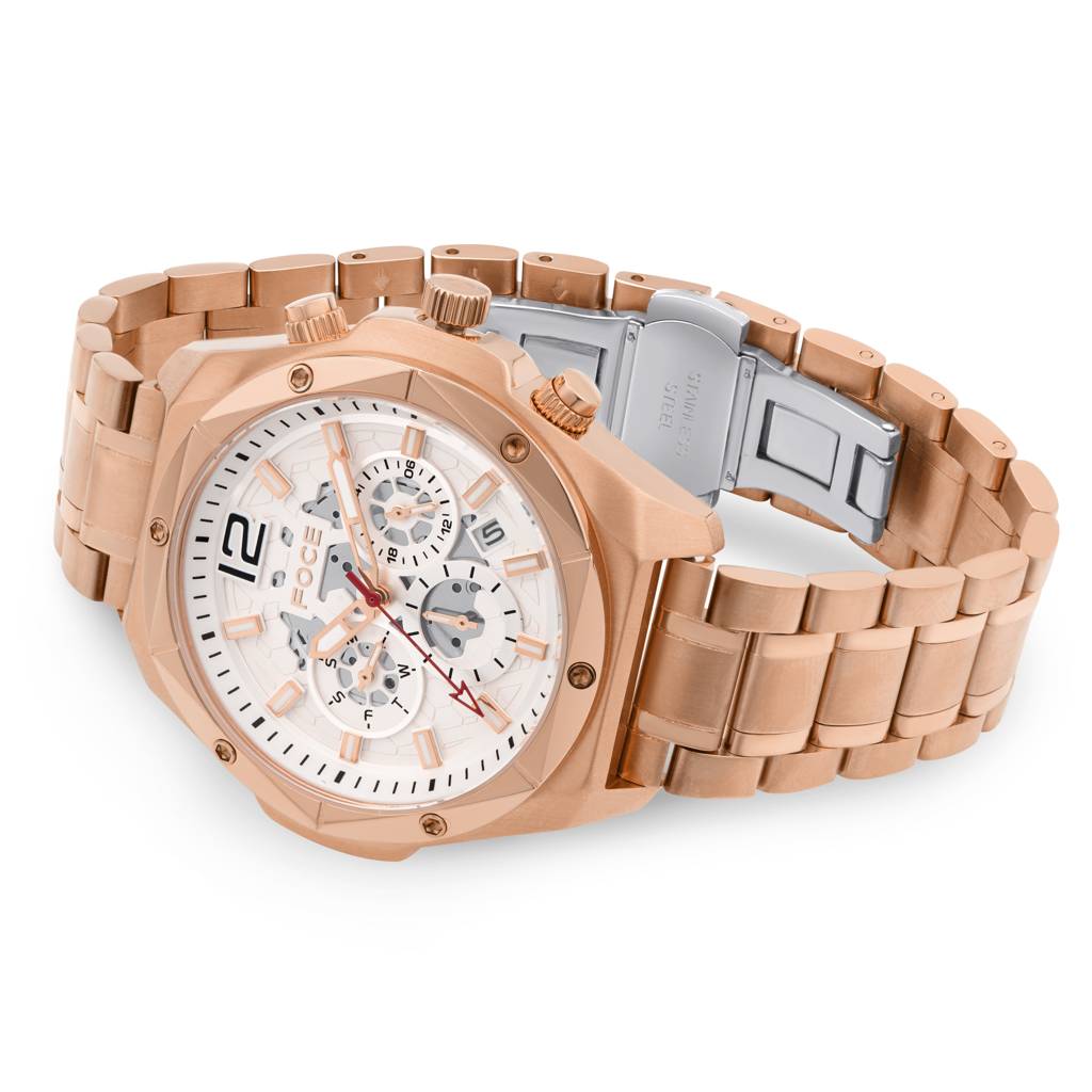 Men’S Quartz Stainless Steel Multifunction Watch | 24Hr Subdial At 3, Day Subdial At 9, Date Window At 4:30, Dua : FC11932GRG1