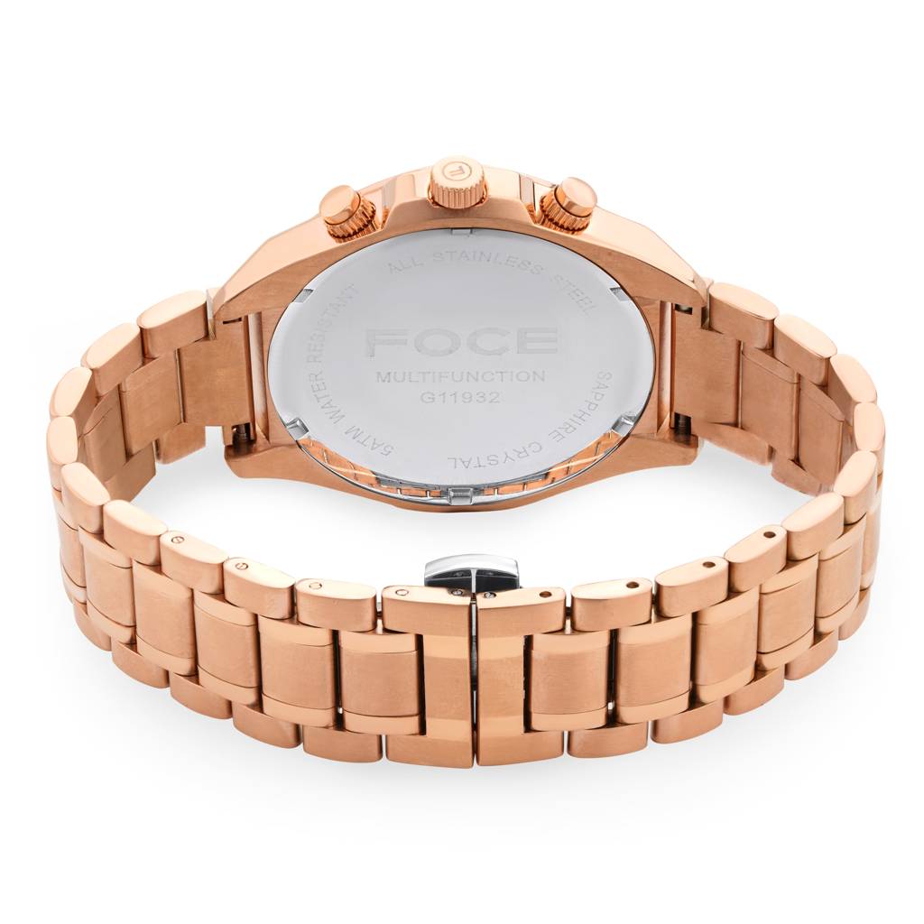 Men’S Quartz Stainless Steel Multifunction Watch | 24Hr Subdial At 3, Day Subdial At 9, Date Window At 4:30, Dua : FC11932GRG1