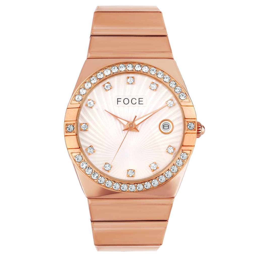 Men'S Analog Wristwatch | Stainless Steel Strap | Date Window | Luxury Formal & Office Wear Watch | Water-Resis : FCW4821GRG01