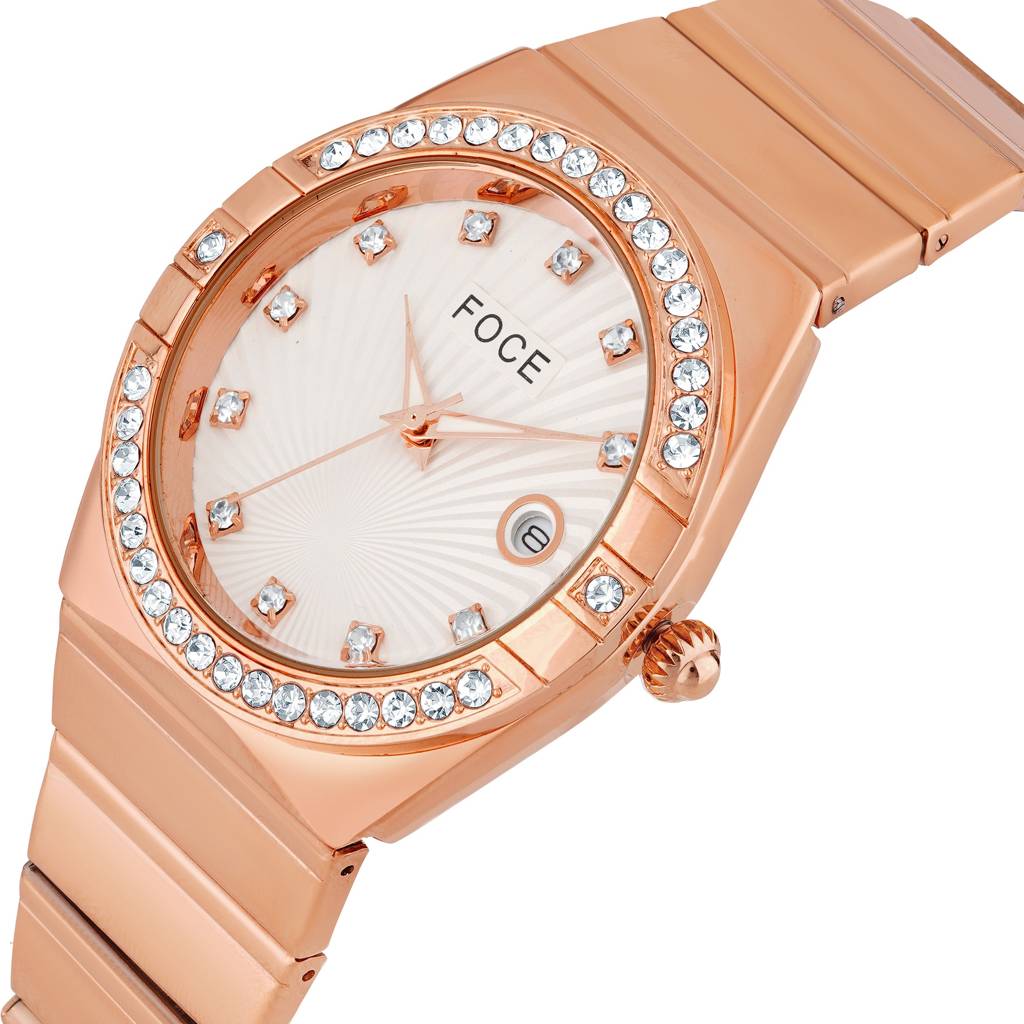 Men'S Analog Wristwatch | Stainless Steel Strap | Date Window | Luxury Formal & Office Wear Watch | Water-Resis : FCW4821GRG01