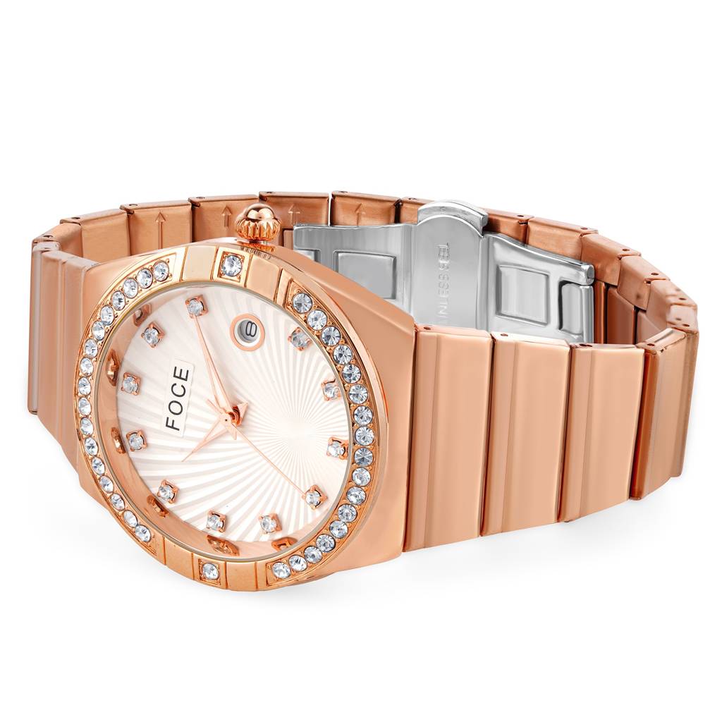 Men'S Analog Wristwatch | Stainless Steel Strap | Date Window | Luxury Formal & Office Wear Watch | Water-Resis : FCW4821GRG01