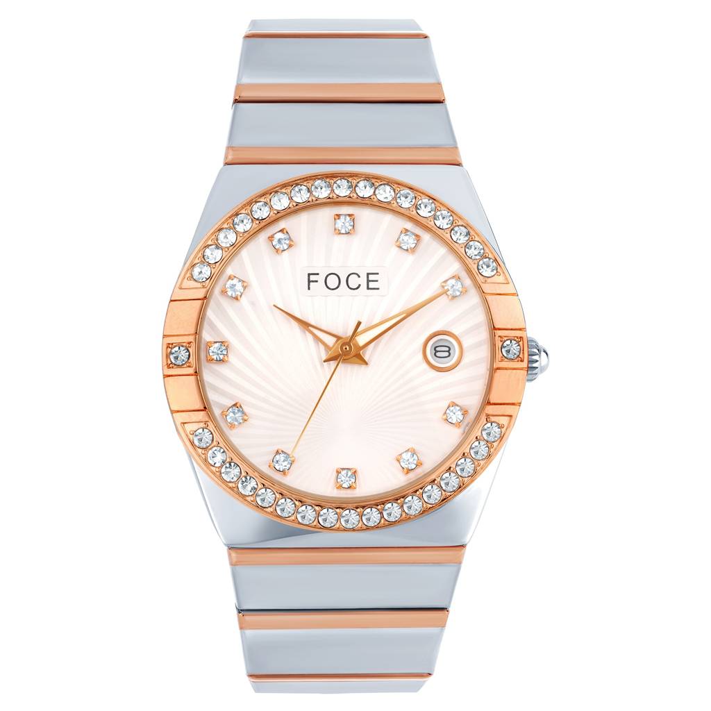 Men'S Analog Wristwatch | Stainless Steel Strap | Date Window | Luxury Formal & Office Wear Watch | Water-Resis : FCW4821GRT01