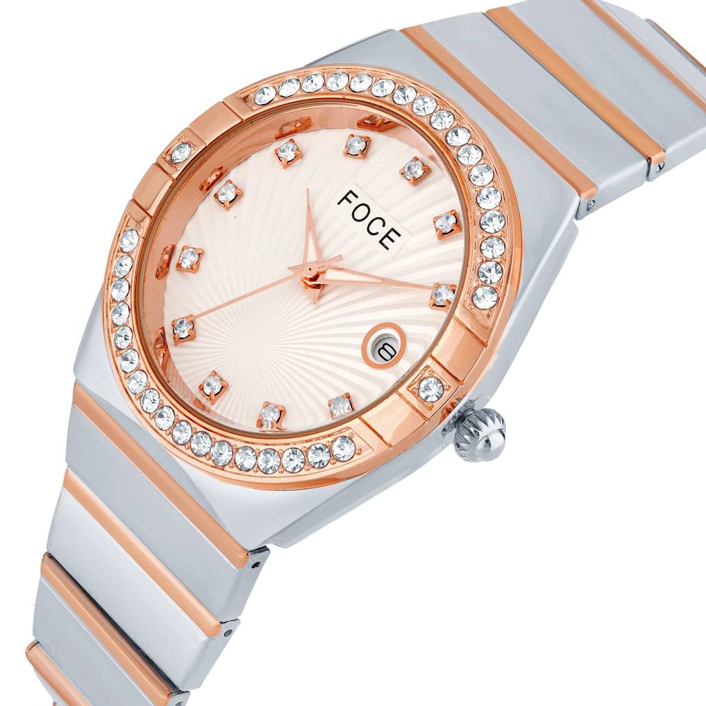 Men'S Analog Wristwatch | Stainless Steel Strap | Date Window | Luxury Formal & Office Wear Watch | Water-Resis : FCW4821GRT01