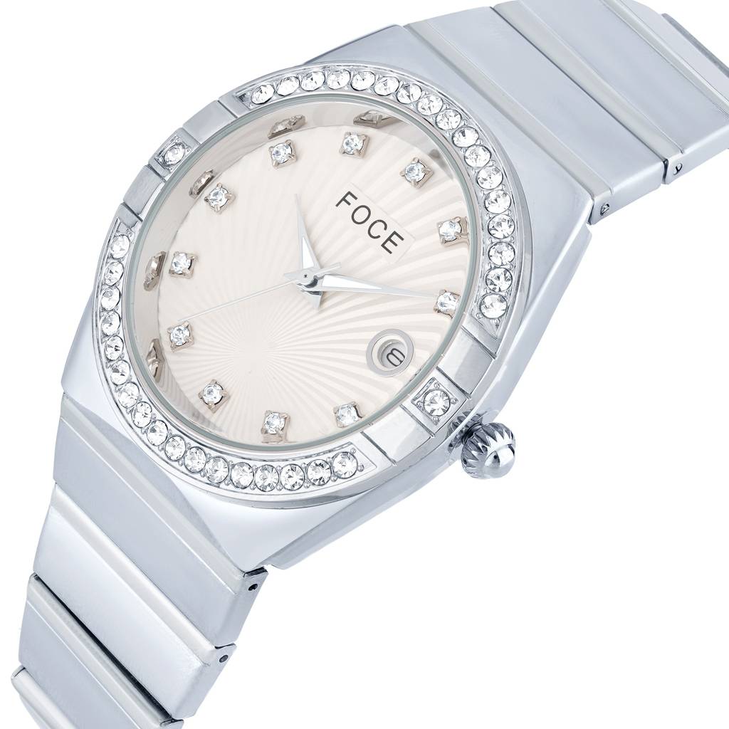 Men'S Analog Wristwatch | Stainless Steel Strap | Date Window | Luxury Formal & Office Wear Watch | Water-Resis : FCW4821GST01