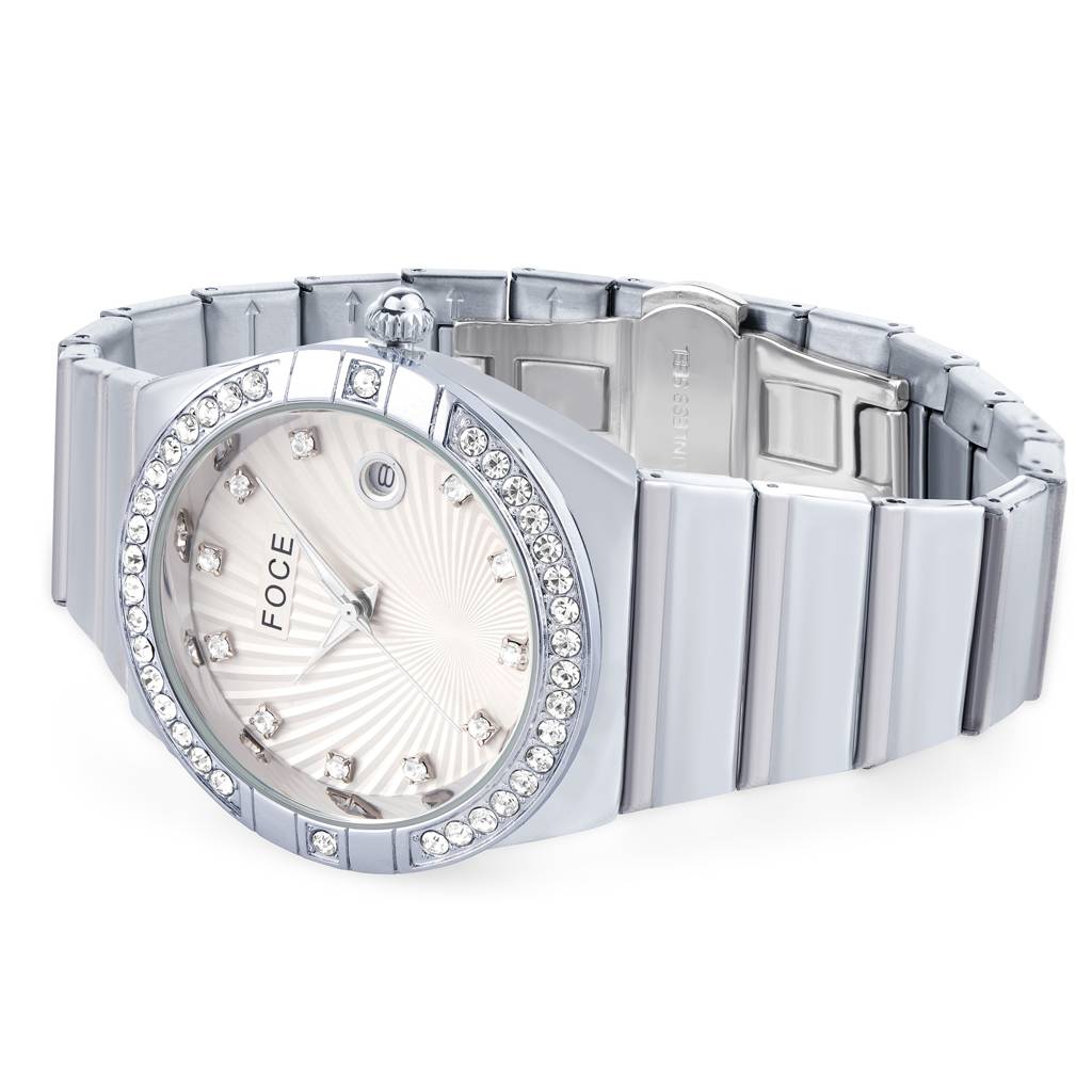 Men'S Analog Wristwatch | Stainless Steel Strap | Date Window | Luxury Formal & Office Wear Watch | Water-Resis : FCW4821GST01