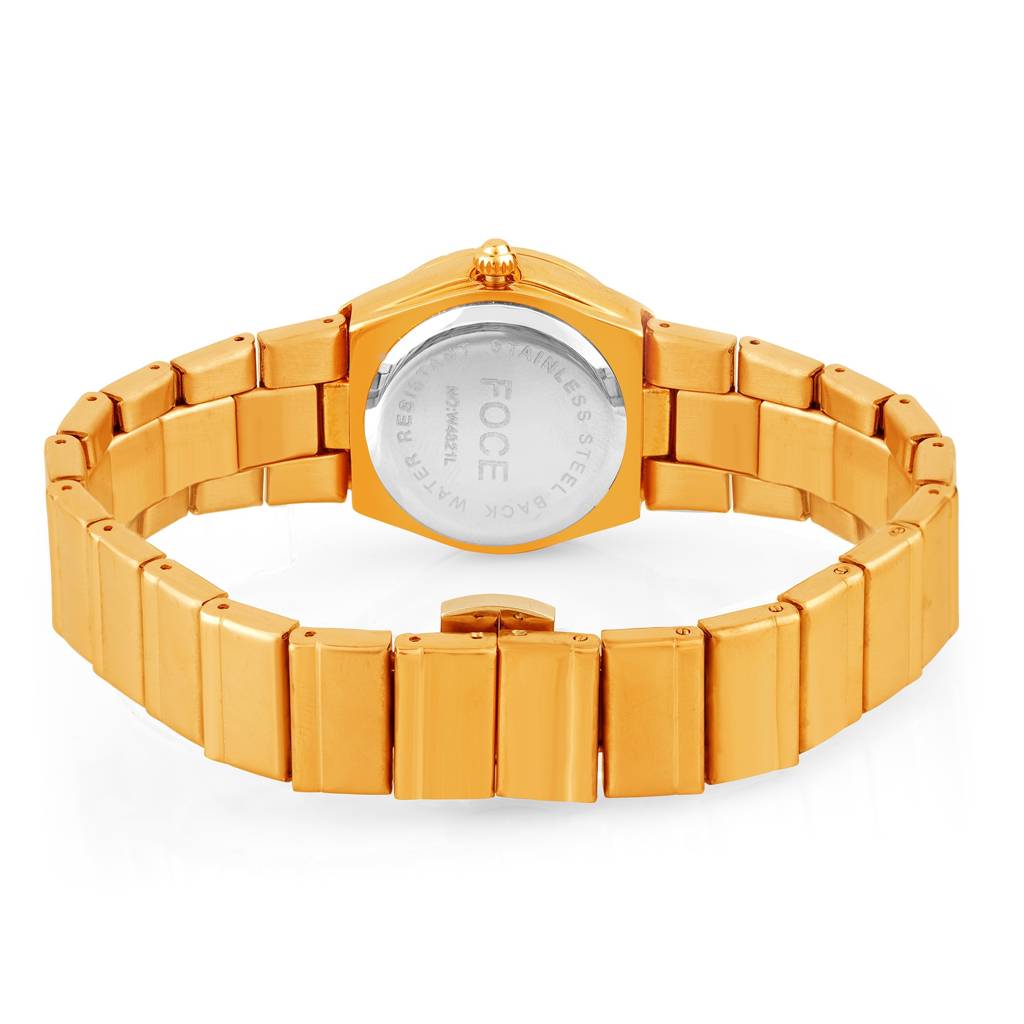 Women'S Analog Wristwatch | Stainless Steel Strap | Date Window | Luxury Formal & Office Wear Watch | Water-Res : FCW4821LGD07
