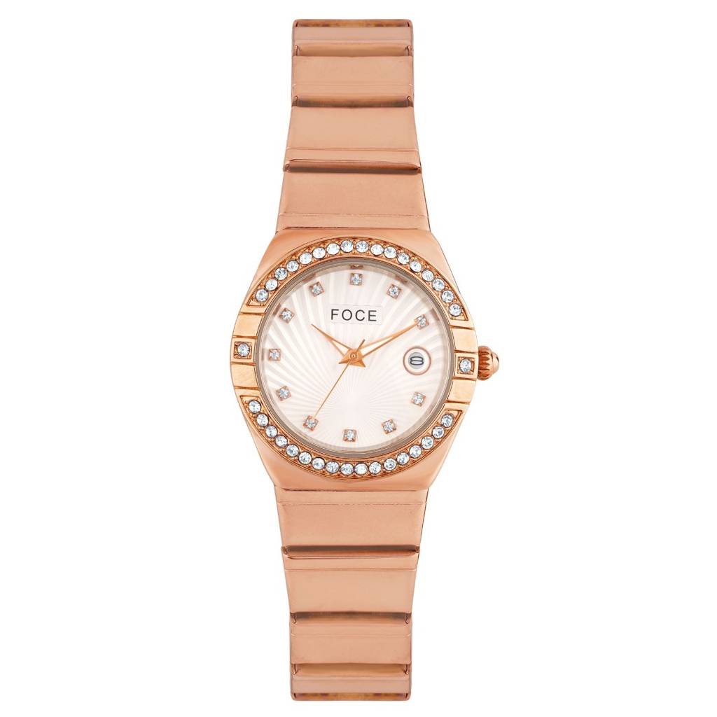 Women'S Analog Wristwatch | Stainless Steel Strap | Date Window | Luxury Formal & Office Wear Watch | Water-Res : FCW4821LRG01