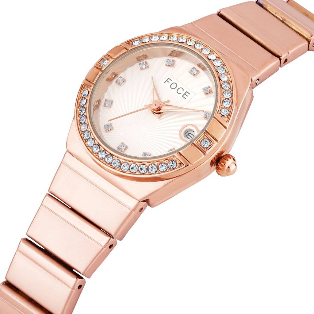 Women'S Analog Wristwatch | Stainless Steel Strap | Date Window | Luxury Formal & Office Wear Watch | Water-Res : FCW4821LRG01