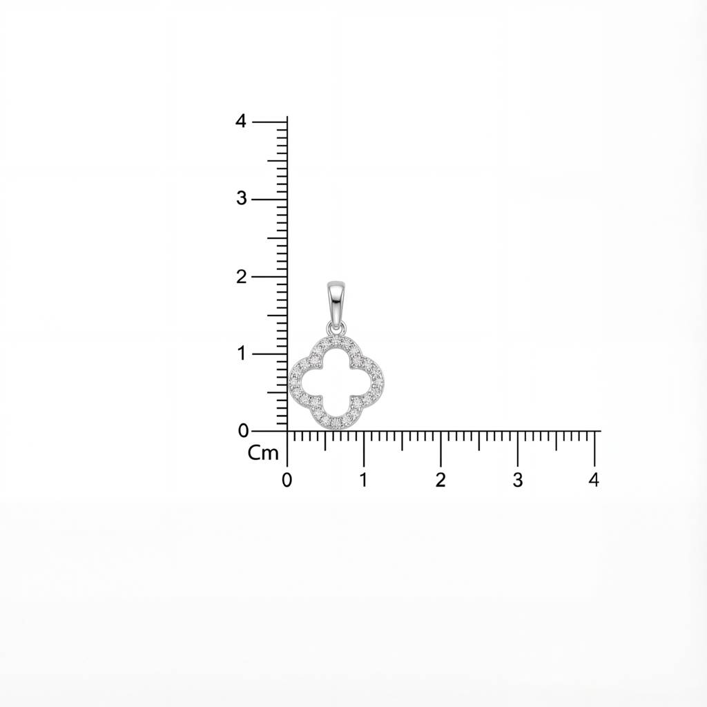 Korean Aura Tiered Clover & Chevron Layered Necklace : YUFSNL235