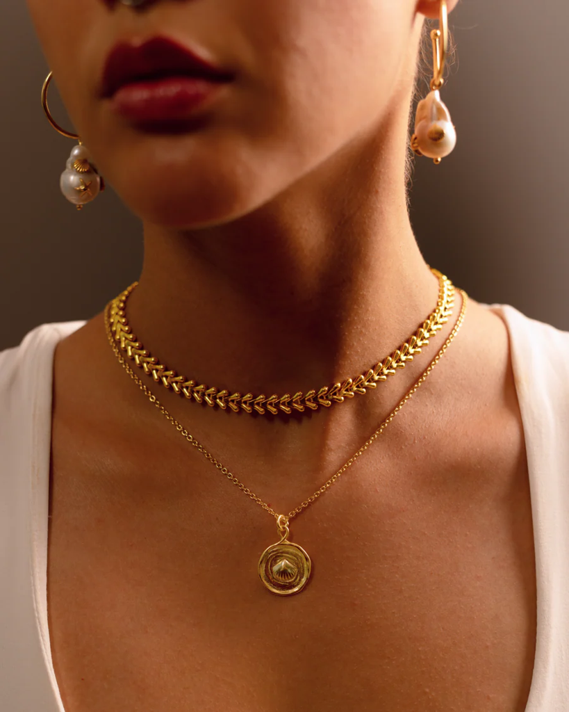 Fish Bone Necklace : 110FishBoneNecklace