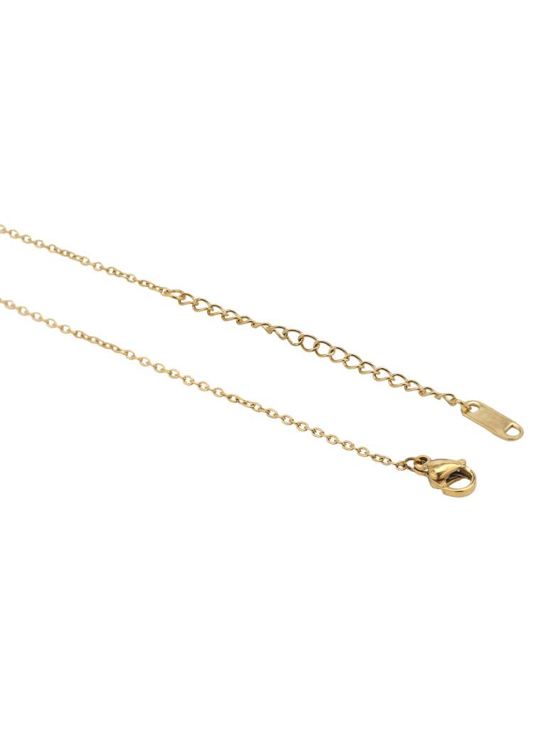 Gold Plated Elite Pearl Necklace : FJN5498