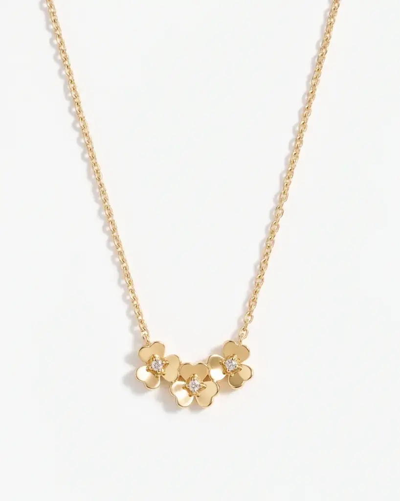 Floral Cluster Necklace : TN121