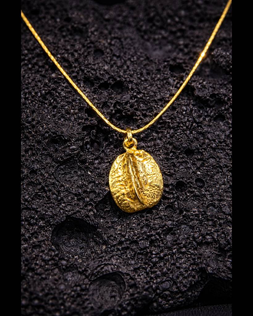 24K Gold Plated Pharaoh Seal Necklace : 0287