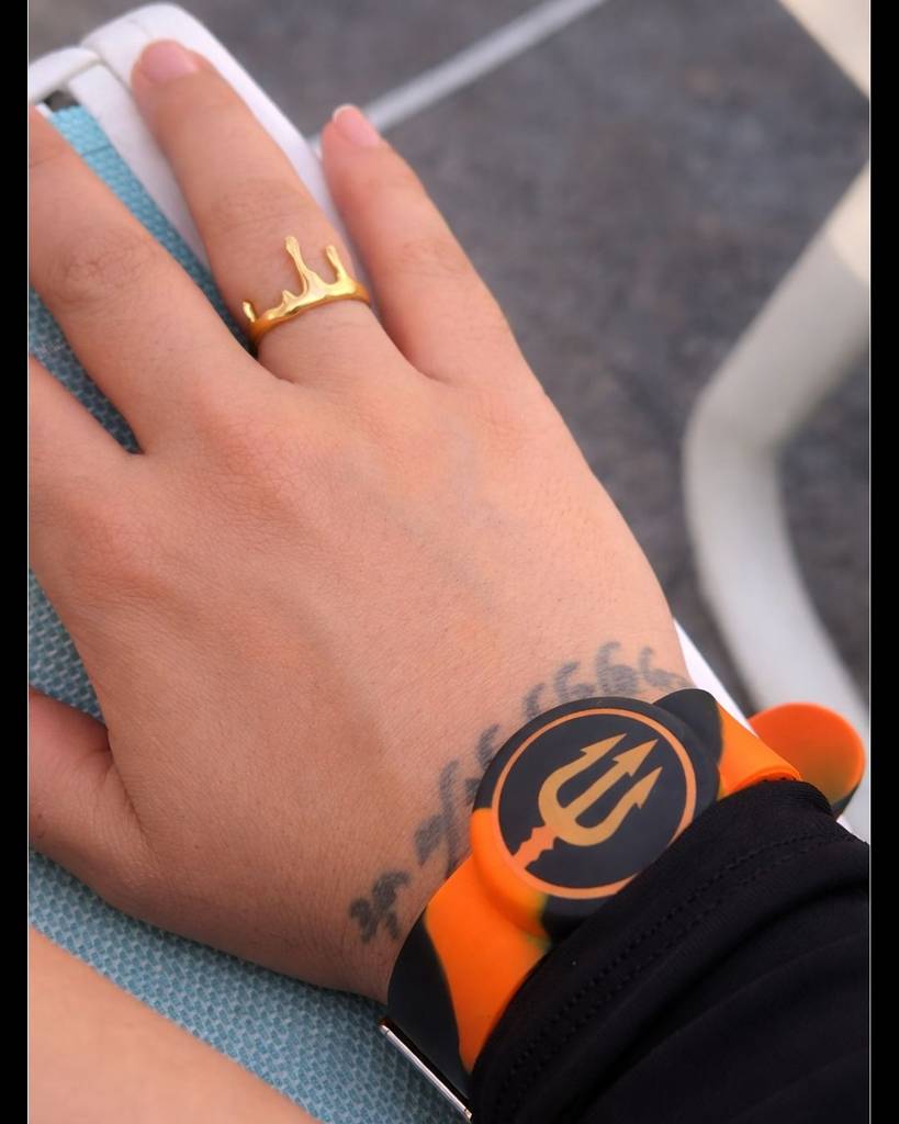 24K Gold Plated Solar Drip Ring : 0020