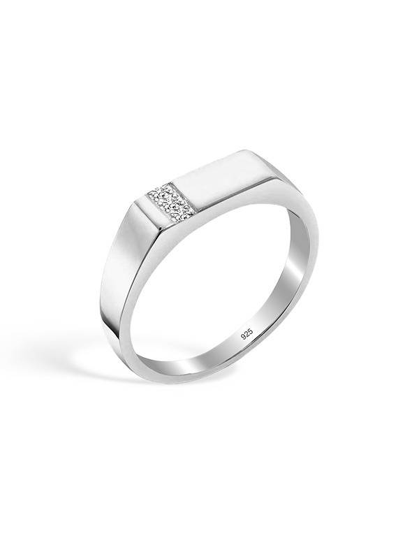 Pave Cz Wedding Band For Men : FR111462S8NA18SL