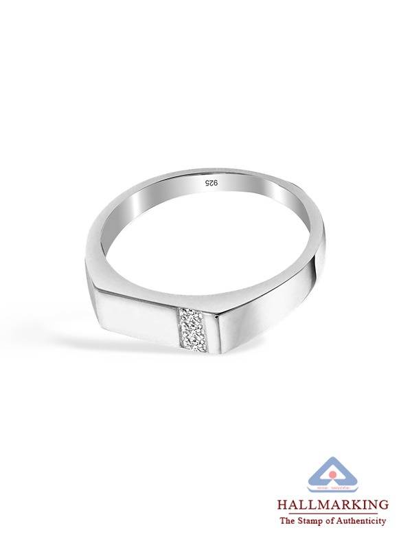 Pave Cz Wedding Band For Men : FR111462S8NA18SL