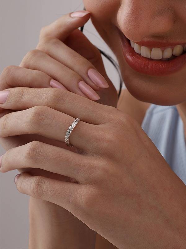 Elara Contemporary Finger Rings Finger Ring For Women : FR113645SL