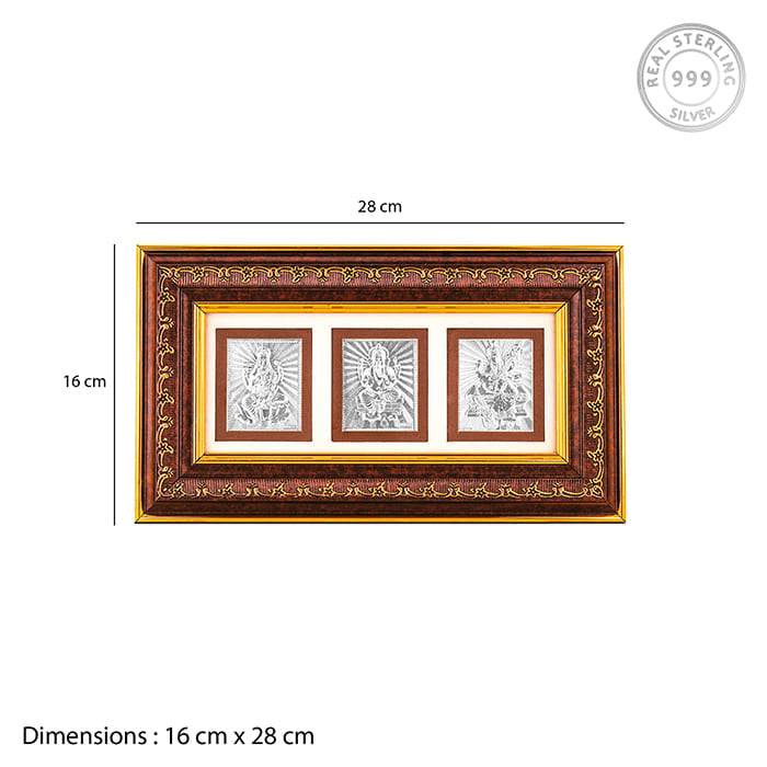 Giva 925 Sterling Silver Good Fortune Trinity Framed Photo| Gifts For Women And Girls | Wi : PF02