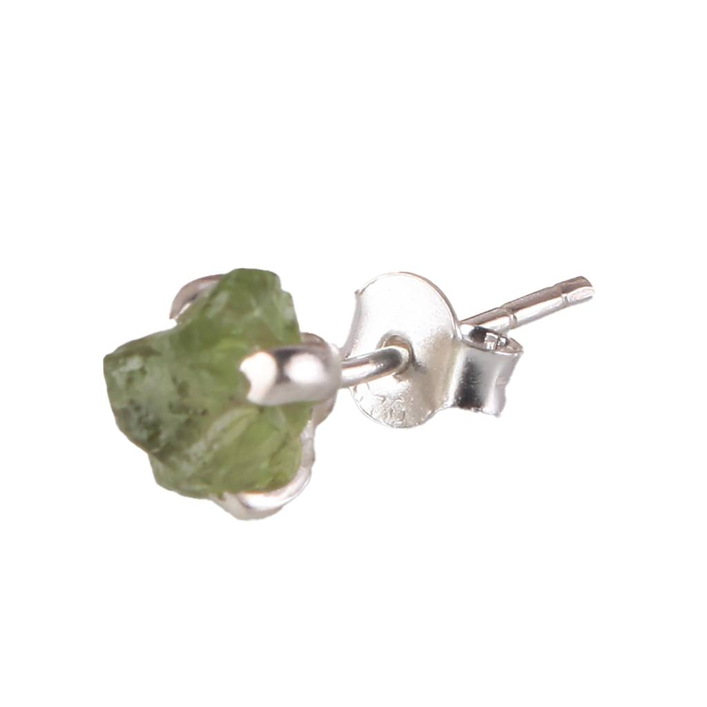 925 Sterling Silver Peridot Earrings For Women |  Birthstone Healing Jewelry : FU-0116-4
