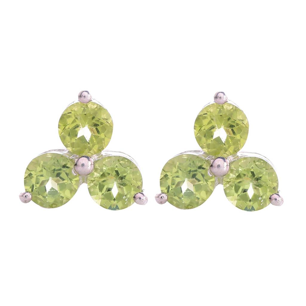 925 Sterling Silver Earrings For Women | Natural Gemstone Drop Earrings | Elegant Party Wear Jewelry : FU-0218