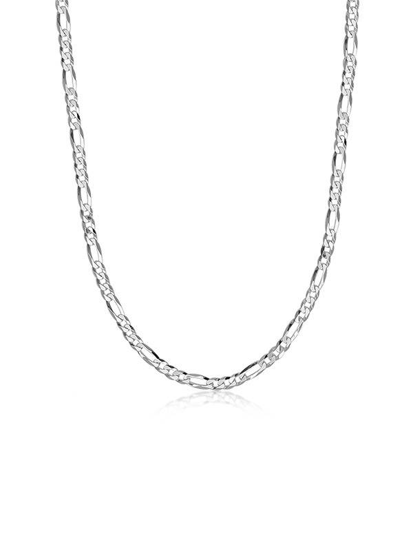 Italian Diamond-Cut Figaro Chain : FUF1006CS22INFL