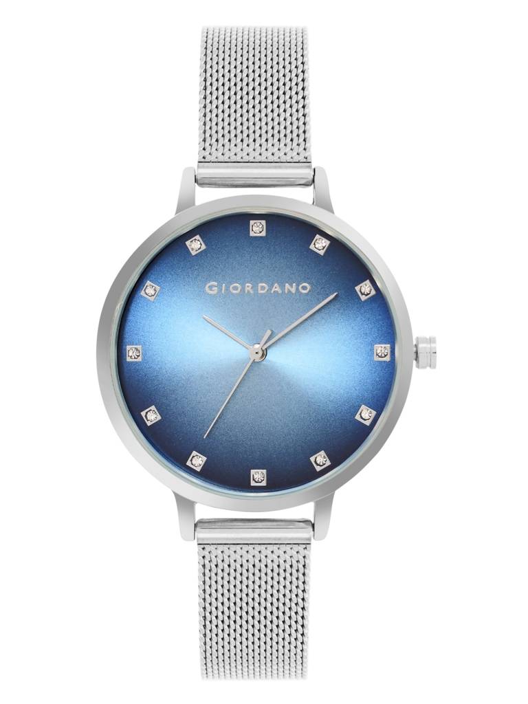 Analog Wrist Watch For Women Stylish Metal Strap With Water Resistant 3 Hand Mechanism For Girls & Ladies To Comp : GD-4208-11