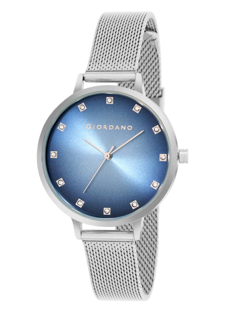 Analog Wrist Watch For Women Stylish Metal Strap With Water Resistant 3 Hand Mechanism For Girls & Ladies To Comp : GD-4208-11