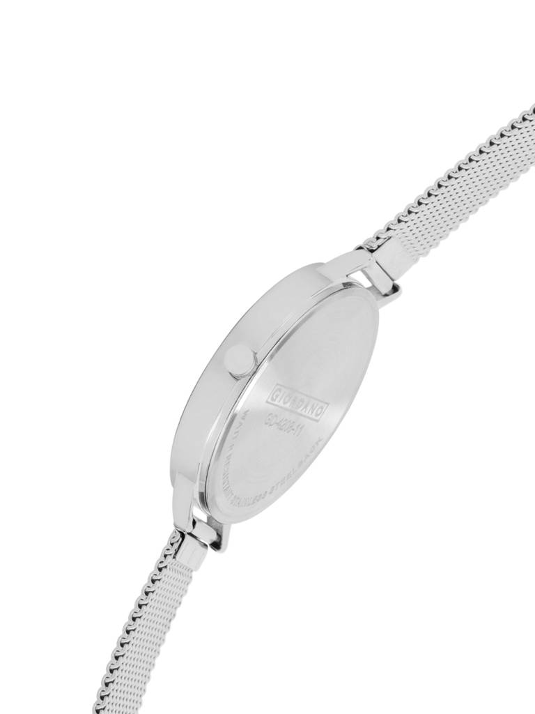 Analog Wrist Watch For Women Stylish Metal Strap With Water Resistant 3 Hand Mechanism For Girls & Ladies To Comp : GD-4208-11