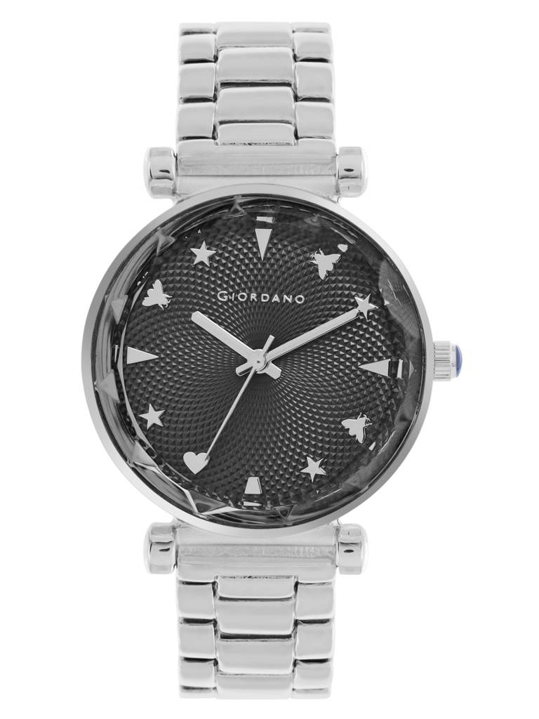 Analog Wrist Watch For Women Stylish Metal Strap With Water Resistant 3 Hand Mechanism For Girls & Ladies To Comp : GD-4211-11