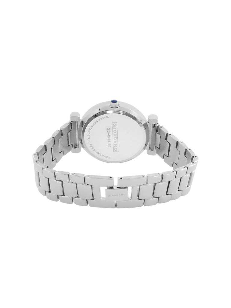 Analog Wrist Watch For Women Stylish Metal Strap With Water Resistant 3 Hand Mechanism For Girls & Ladies To Comp : GD-4211-11
