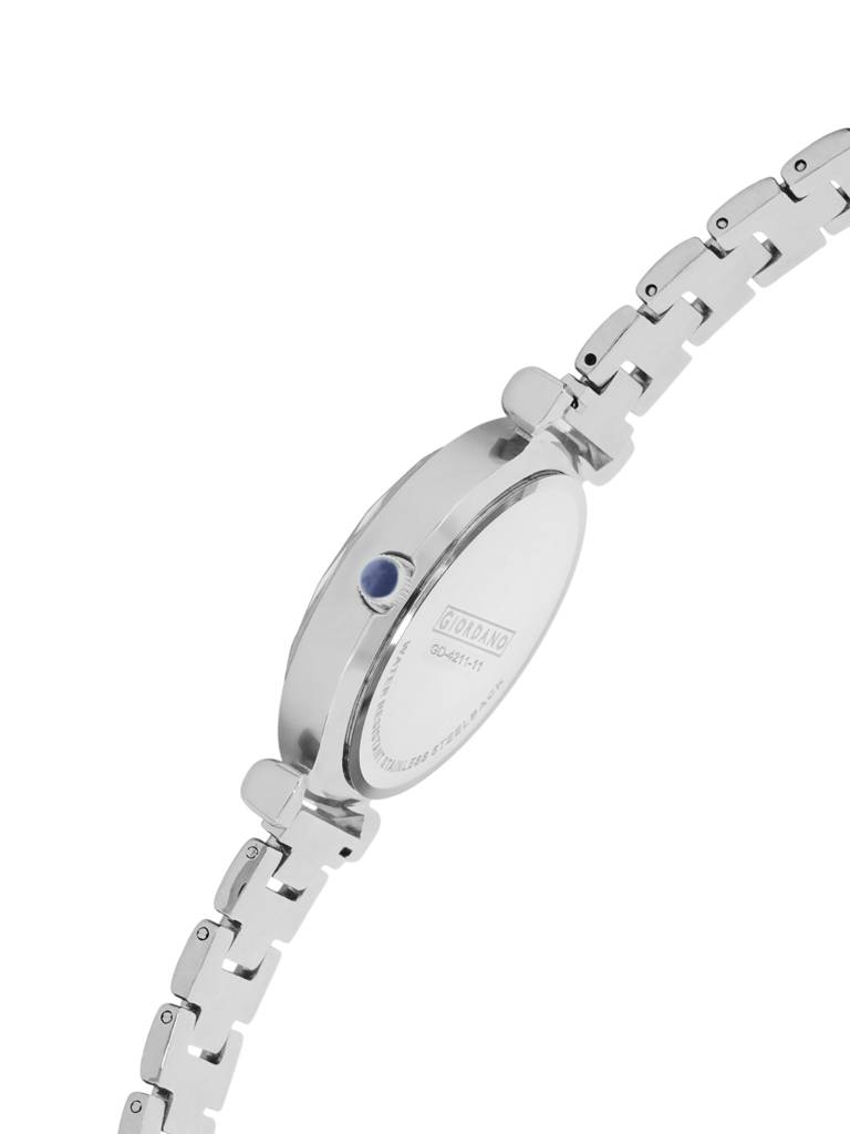 Analog Wrist Watch For Women Stylish Metal Strap With Water Resistant 3 Hand Mechanism For Girls & Ladies To Comp : GD-4211-11