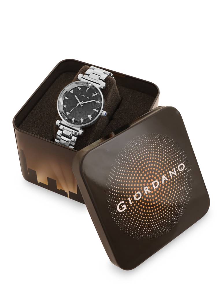Analog Wrist Watch For Women Stylish Metal Strap With Water Resistant 3 Hand Mechanism For Girls & Ladies To Comp : GD-4211-11
