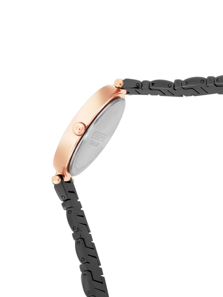 Analog Wrist Watch For Women | Stylish Metal Strap With Water Resistant 3 Hand Mechanism For Girls & Ladies To Co : GD-4212-55