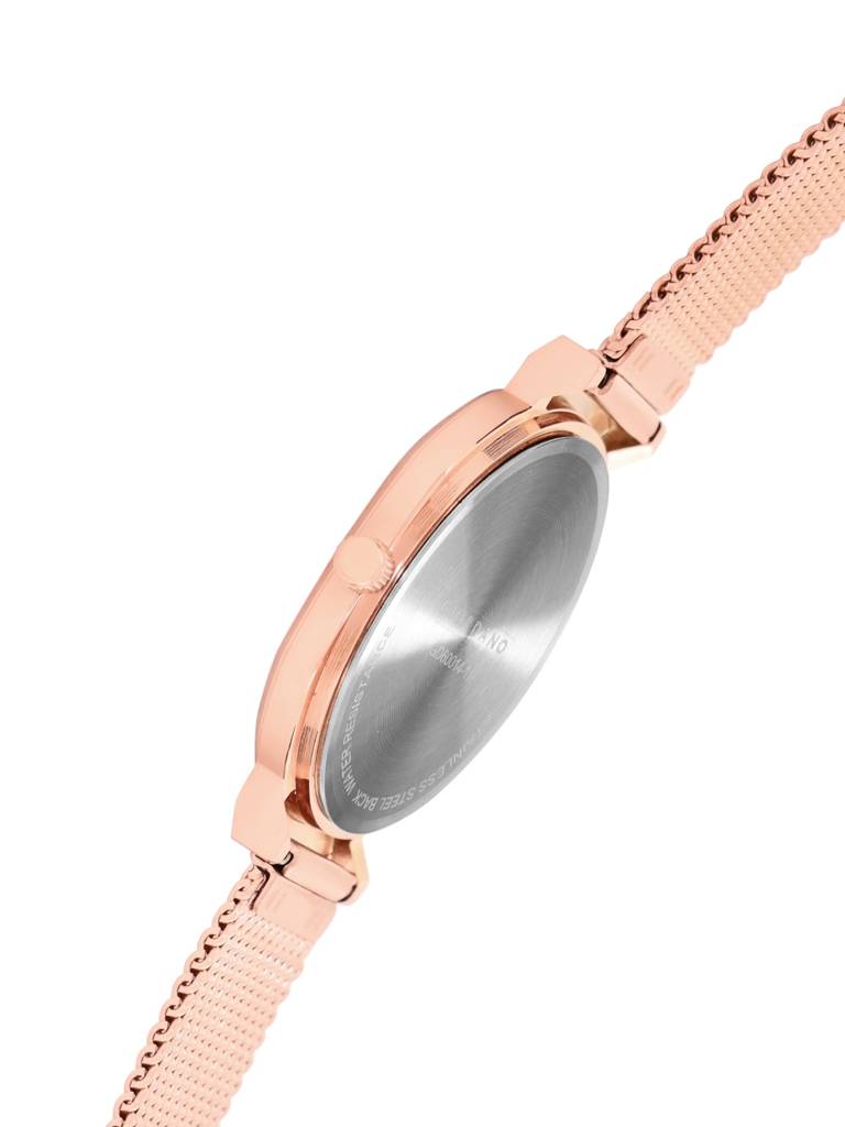 Analog Wrist Watch For Women Stylish Metal Strap With Water Resistant 3 Hand Mechanism For Girls & Ladies To Com : GD-60014-11