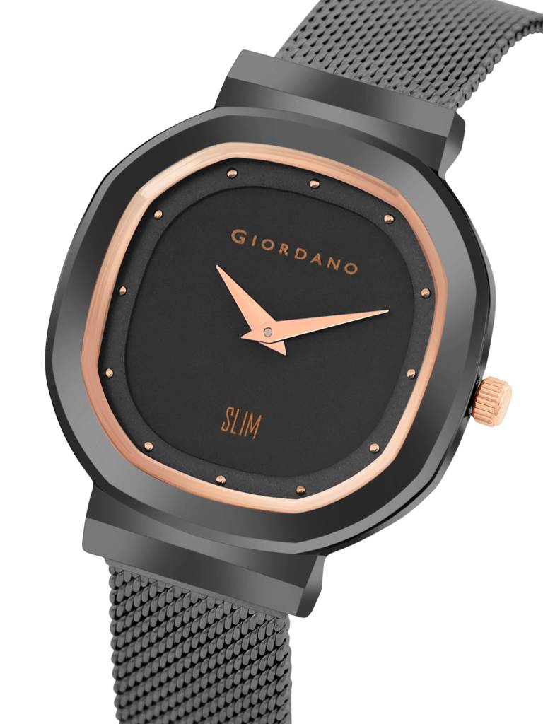 Analog Wrist Watch For Women Stylish Metal Strap With Water Resistant 3 Hand Mechanism For Girls & Ladies To Com : GD-60014-22