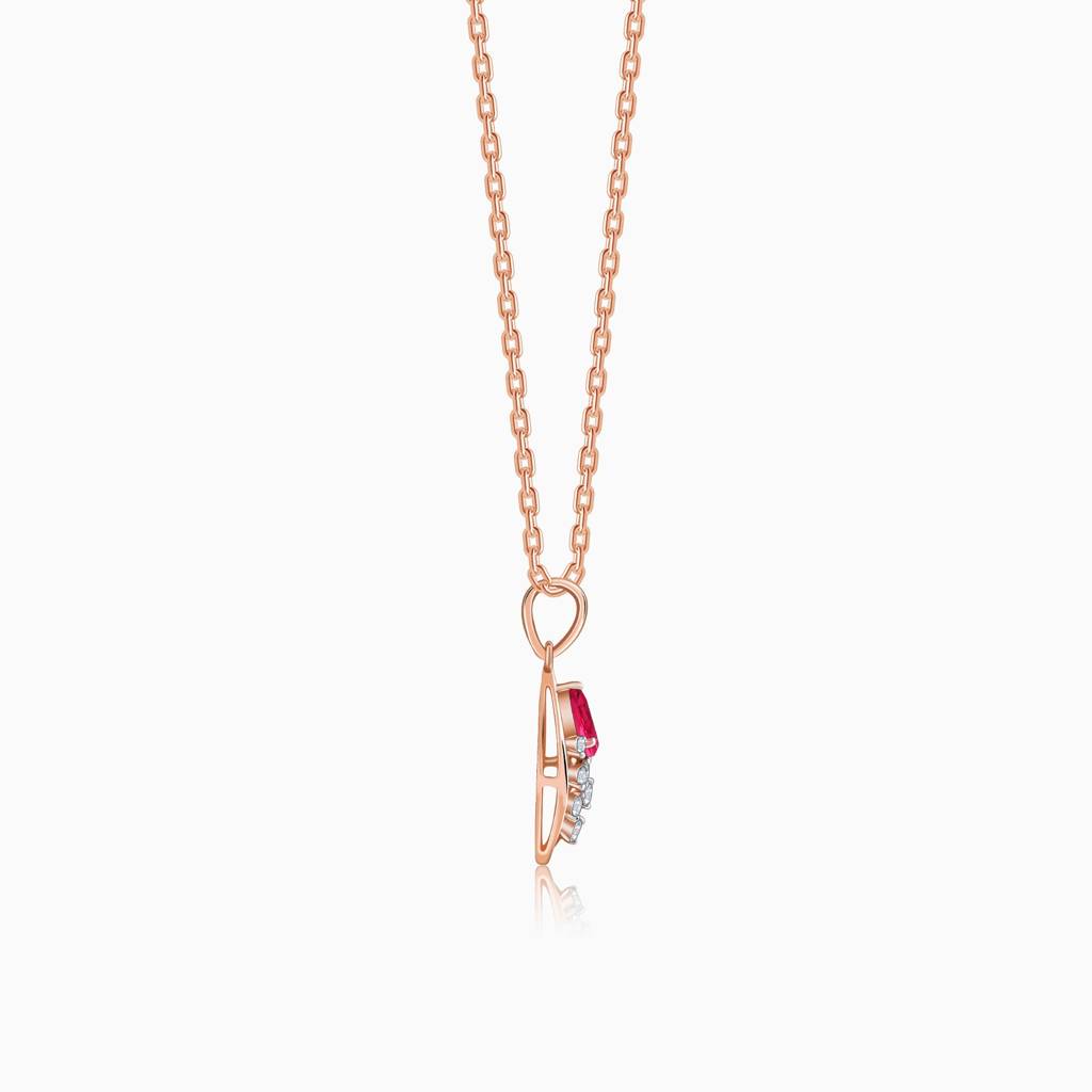 18K Gold Lilianth Lab Grown Diamond Pendant|With Certificate Of Authenticity & Bis-Hallmarked Gold Jewellery : GDLPD0462