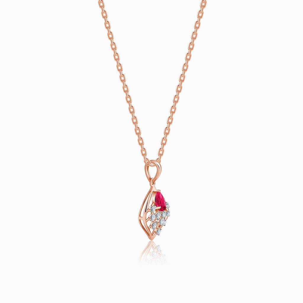 18K Gold Lilianth Lab Grown Diamond Pendant|With Certificate Of Authenticity & Bis-Hallmarked Gold Jewellery : GDLPD0462