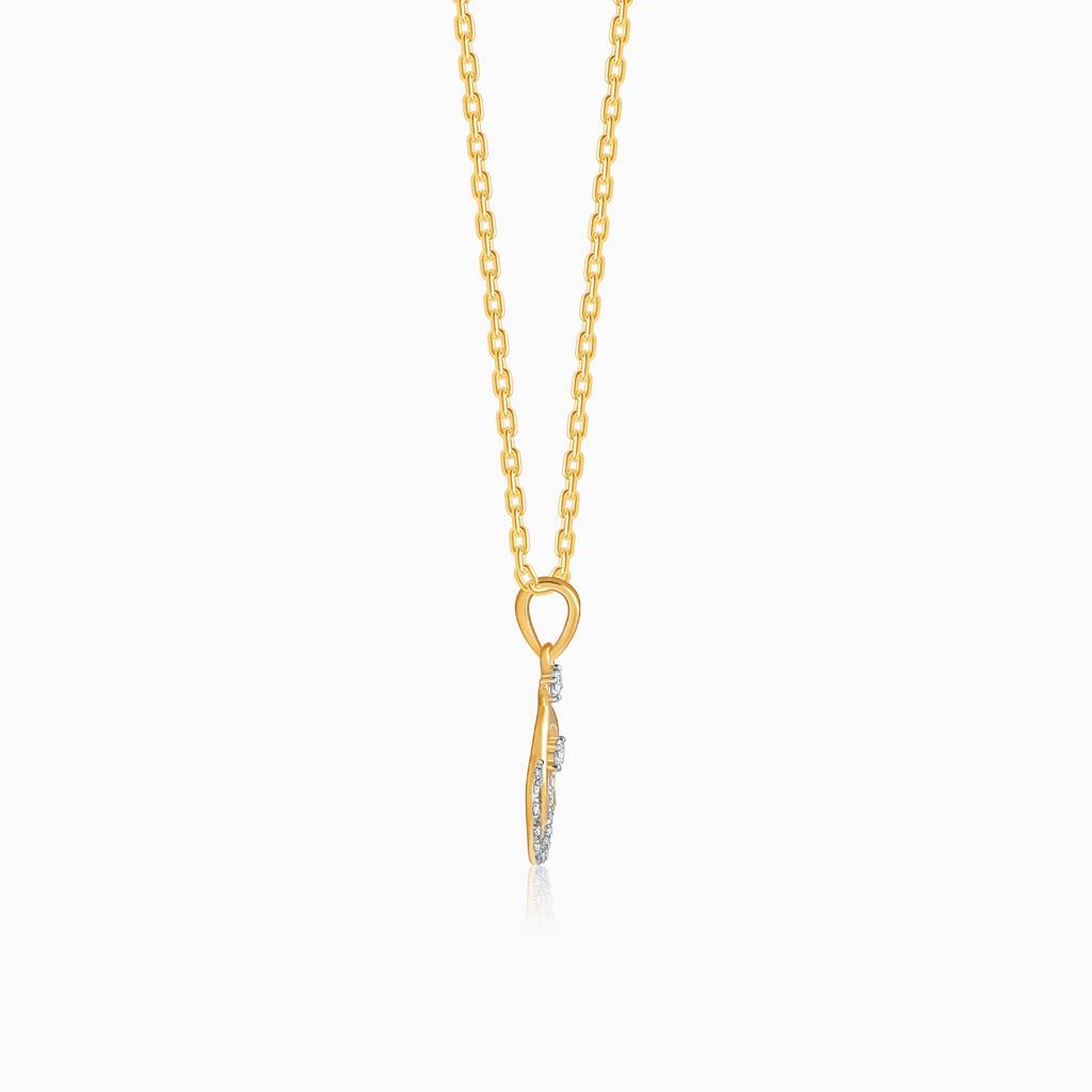 14K Gold Spiritual Ganesha Lab Grown Diamond Pendant|With Certificate Of Authenticity & Bis-Hallmarked Gold Jewell : GDLPD0543