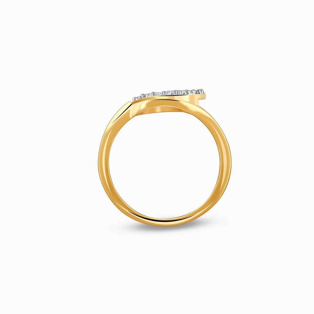 18K Gold Love Pop Diamond Ring|With Certificate Of Authenticity & Bis-Hallmarked Gold Jewellery : GDLR0630