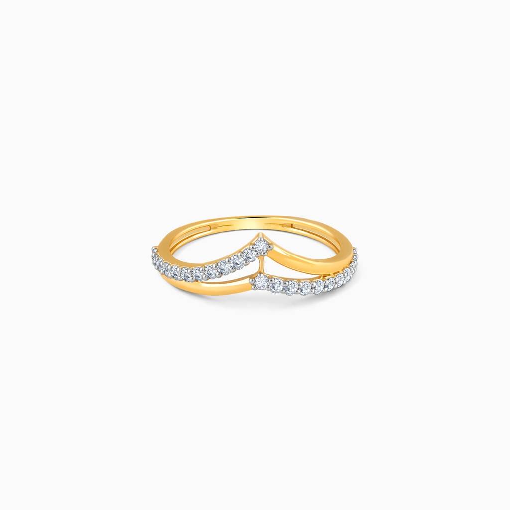 14K Gold Vividia Lab Grown Diamond Ring|With Certificate Of Authenticity & Bis-Hallmarked Gold Jewellery : GDLR0635