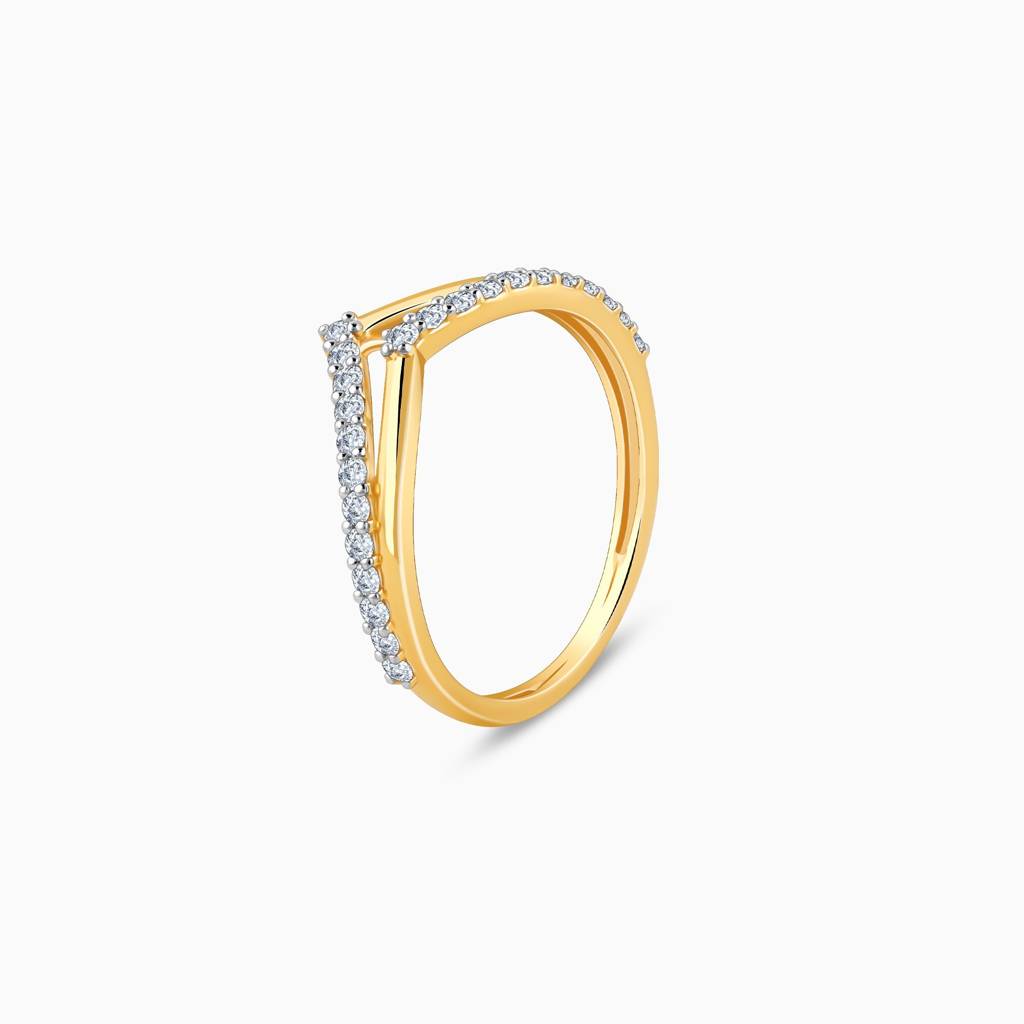 14K Gold Vividia Lab Grown Diamond Ring|With Certificate Of Authenticity & Bis-Hallmarked Gold Jewellery : GDLR0635