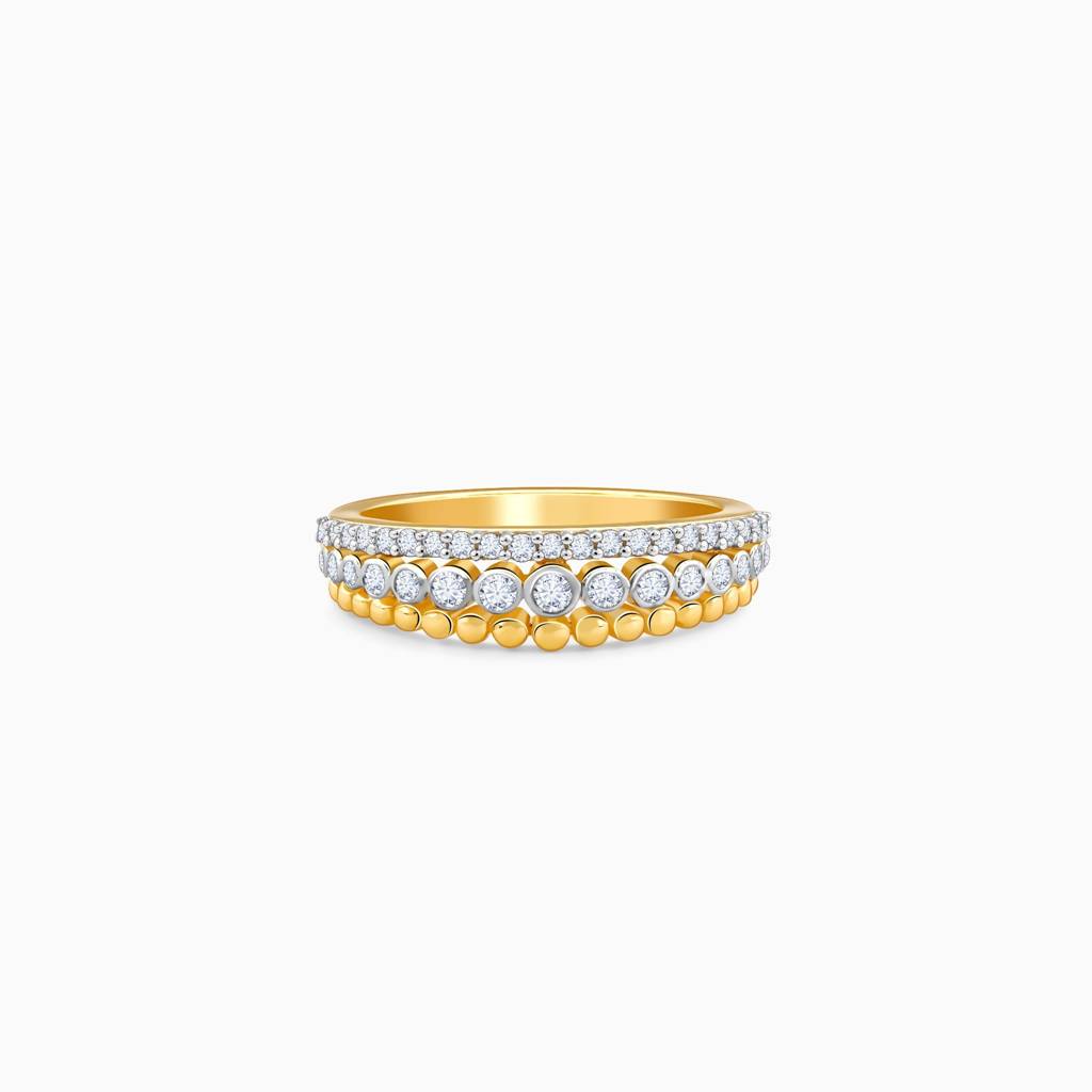 18K Gold Forever Glint Lab Grown Diamond Ring|With Certificate Of Authenticity & Bis-Hallmarked Gold Jewellery : GDLR0668