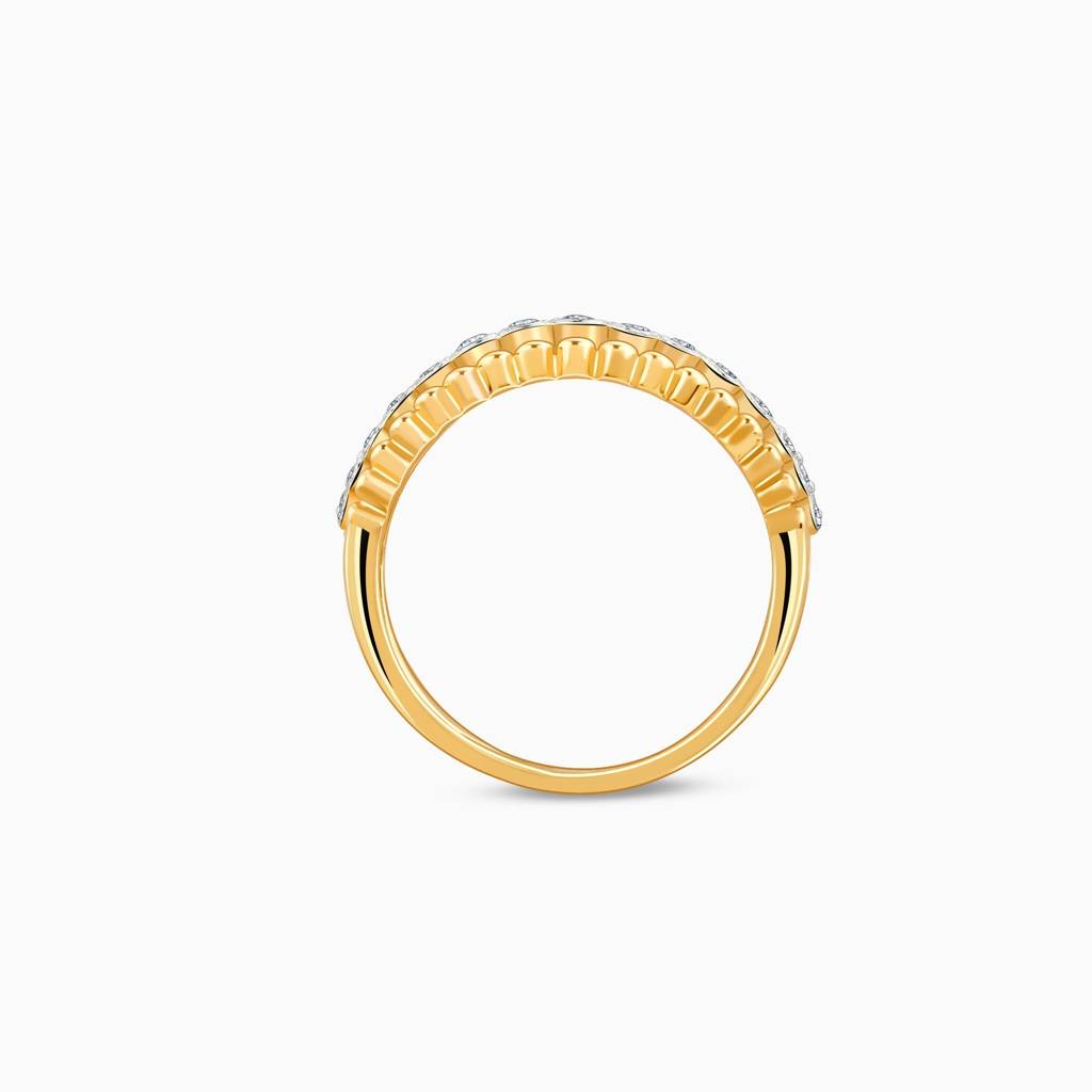 18K Gold Forever Glint Lab Grown Diamond Ring|With Certificate Of Authenticity & Bis-Hallmarked Gold Jewellery : GDLR0668