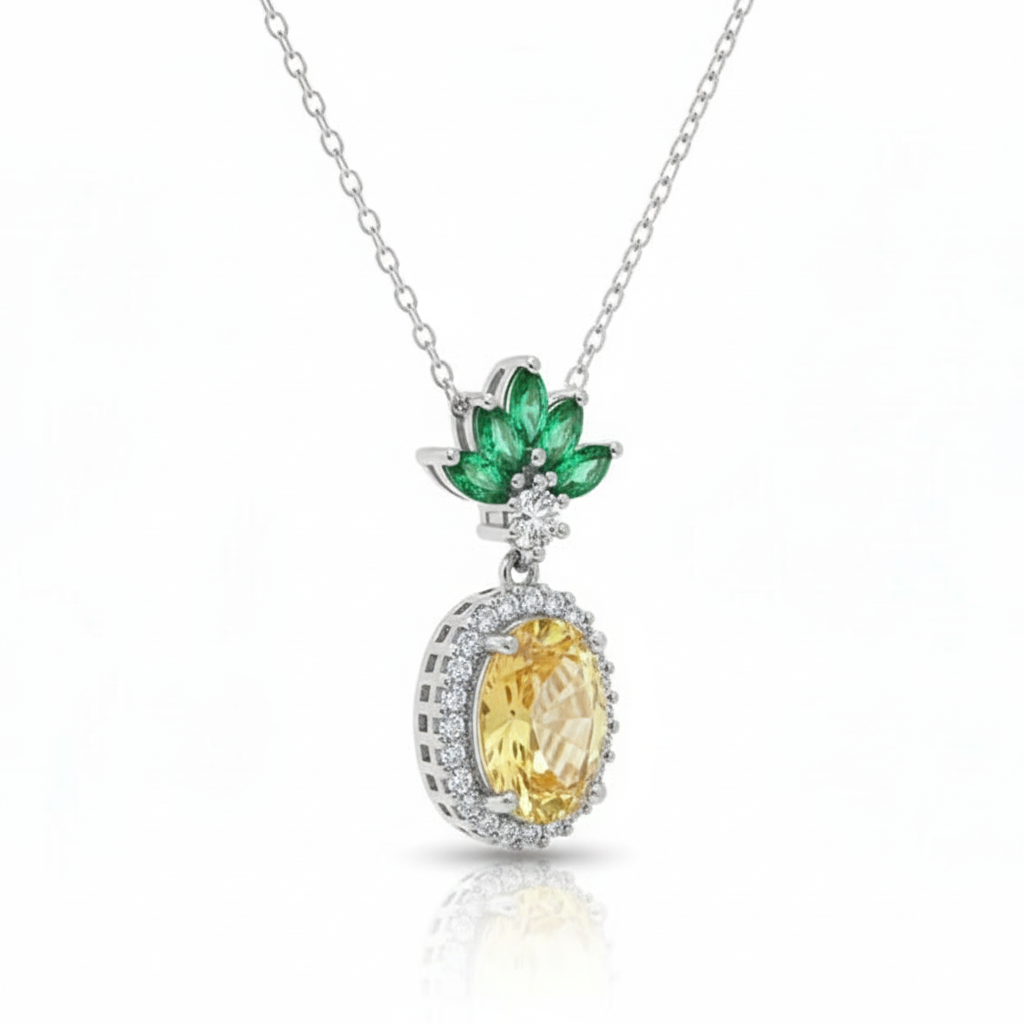 Pineapple Necklace For Women | Pendant Jewellery : 1510813534