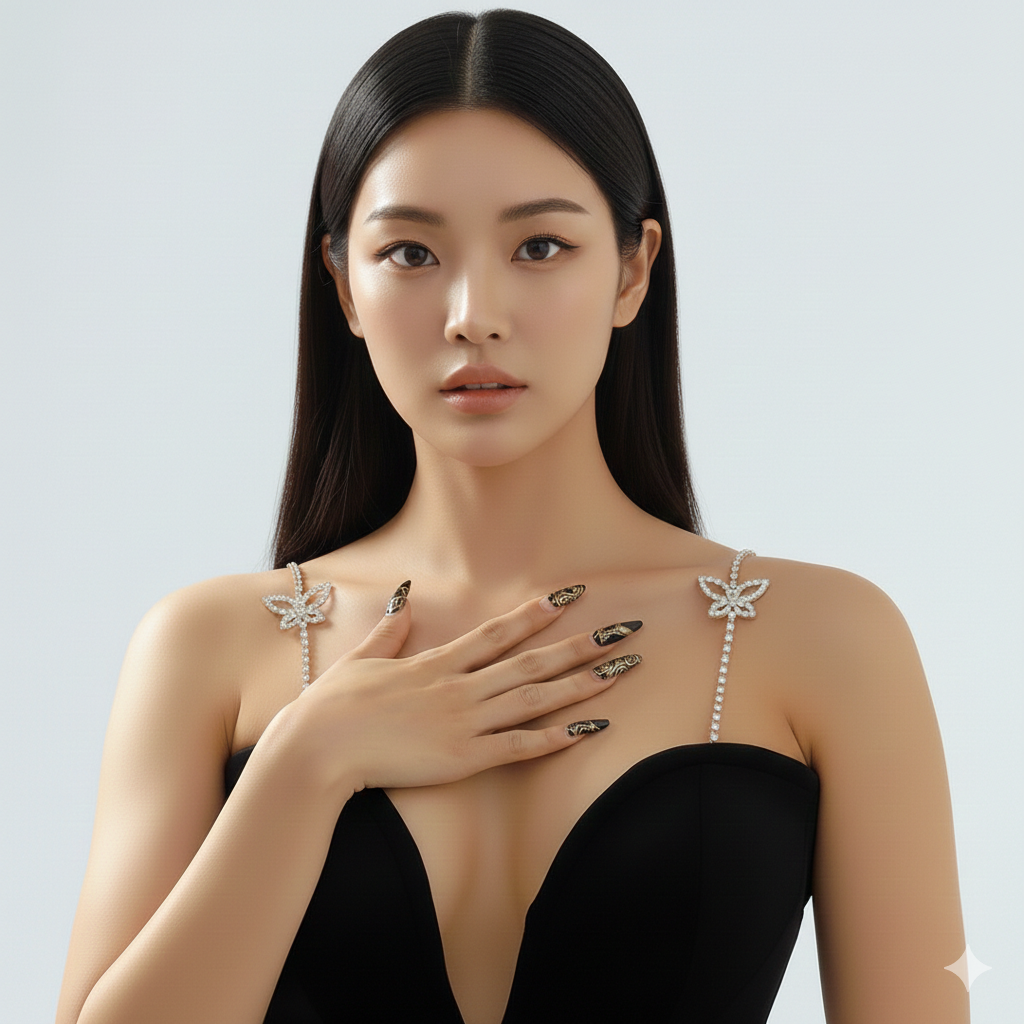 1Pair Butterfly Rhinestone Bra Straps, Decorative Crystal Butterfly Replacement Straps, Adjustable Detach : M4SK-BTR-STP-1PAIR