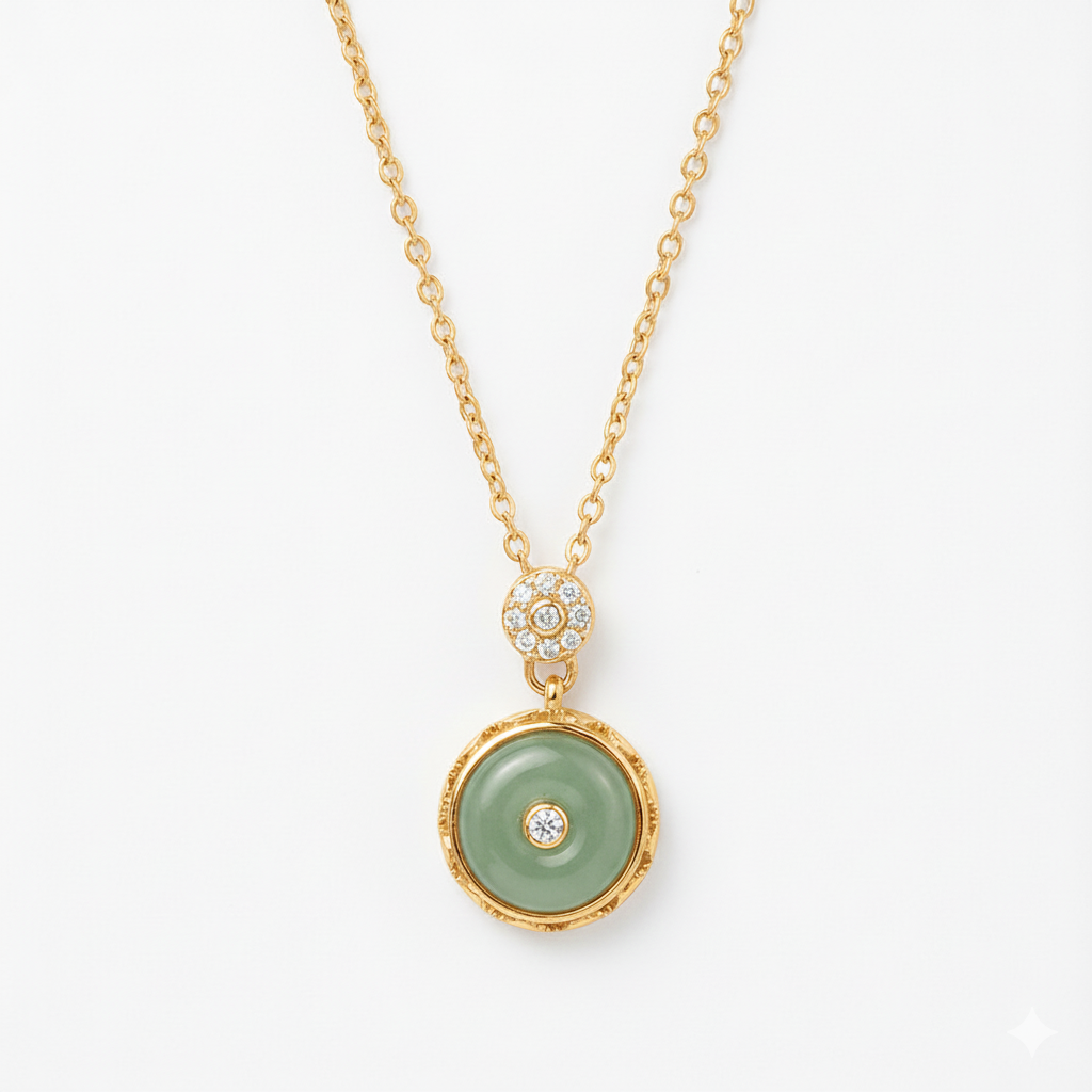 Single Diamond Necklace For Women | Classic Solitaire Crystal Pendant Jewellery : 3920600401