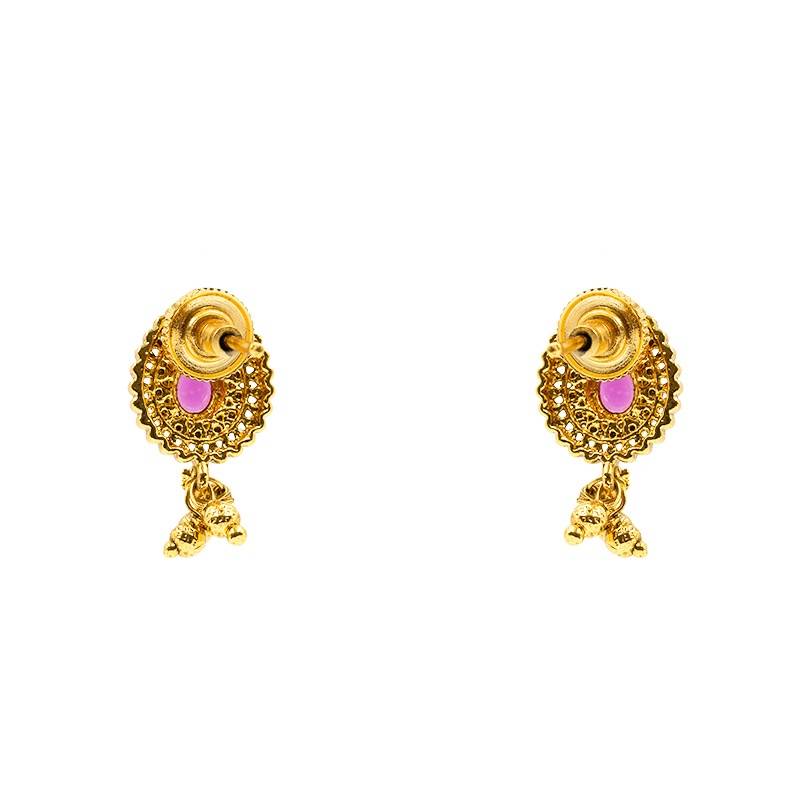 Classic Temple Jewellery Short Necklace Set | South Indian Bridal : K-1770