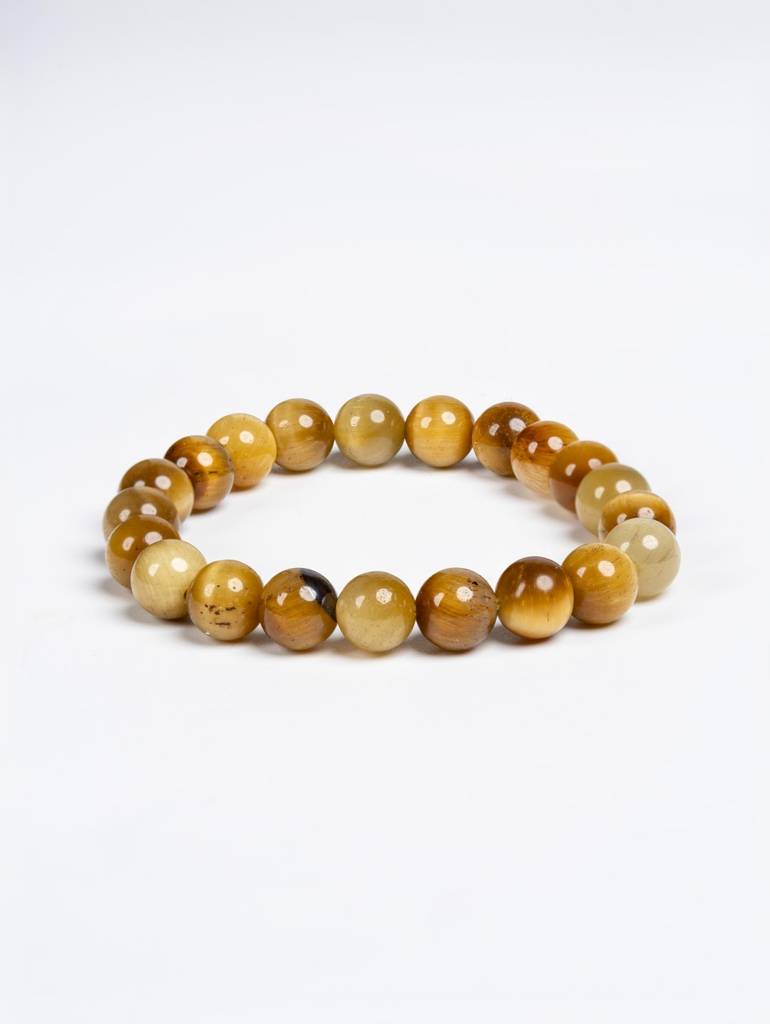 Golden Tiger Eye Bracelet : LAABL122-65-S