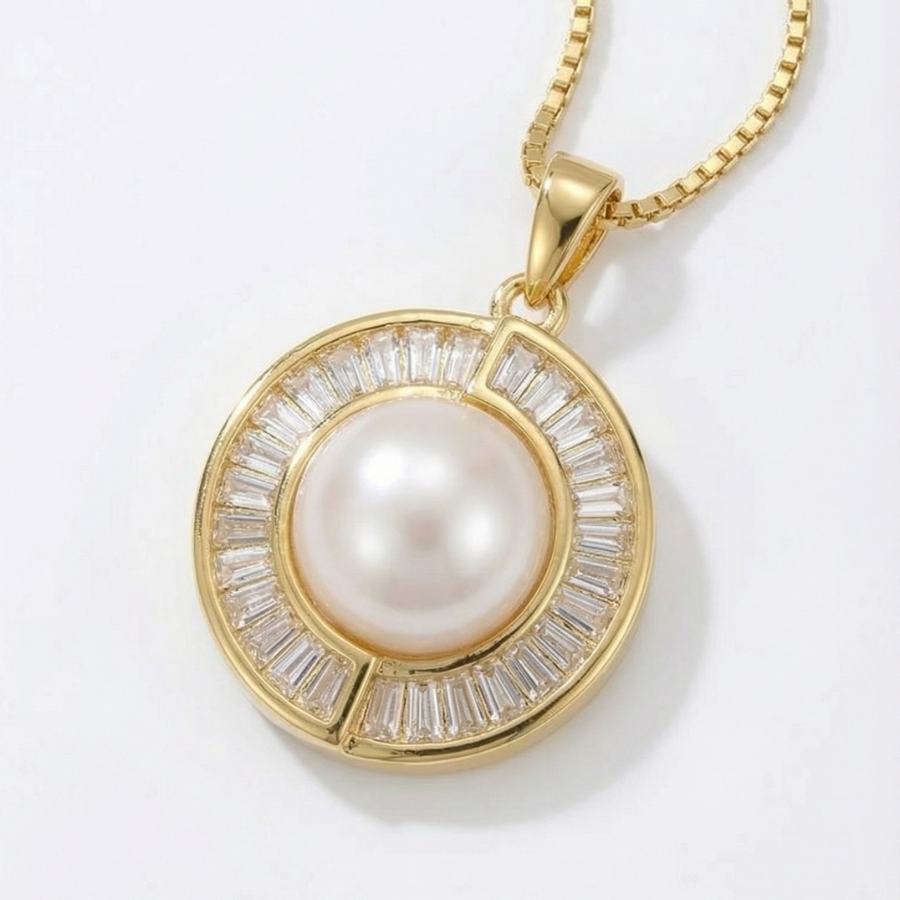 Modern Muse Necklace For Women | Contemporary Minimal Pendant Jewellery : 653704609